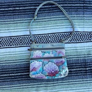 Anuschka hand painted leather floral bag